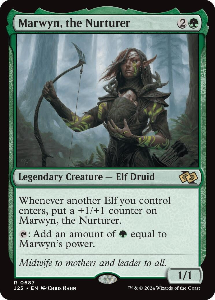 Image for Marwyn, the Nurturer (687) [Foundations Jumpstart] - Magic: The Gathering
