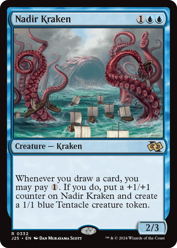 Image for Nadir Kraken (332) [Foundations Jumpstart] - Magic: The Gathering