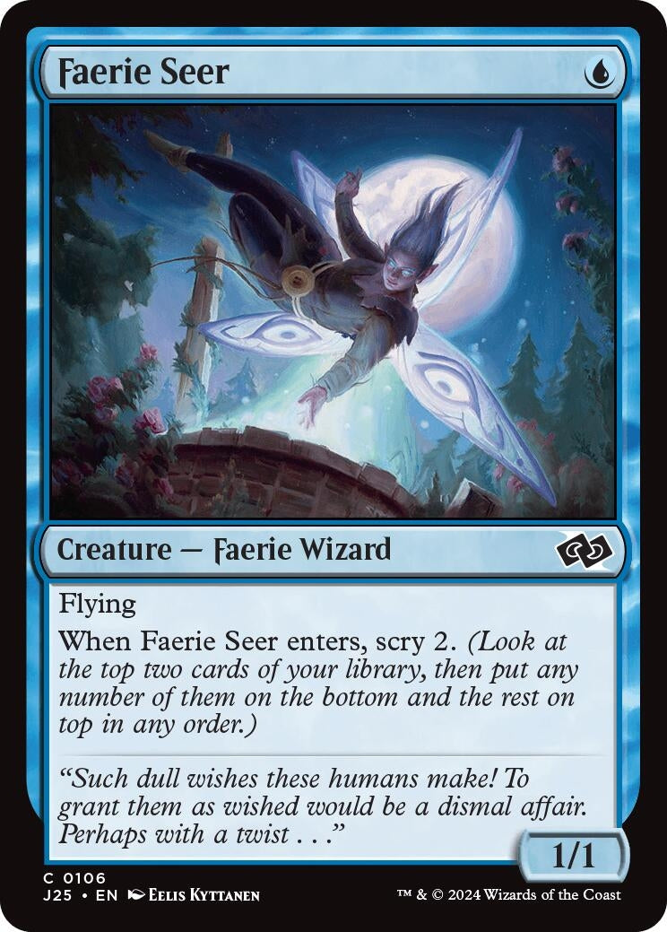 Image for Faerie Seer (106) [Foundations Jumpstart] - Magic: The Gathering