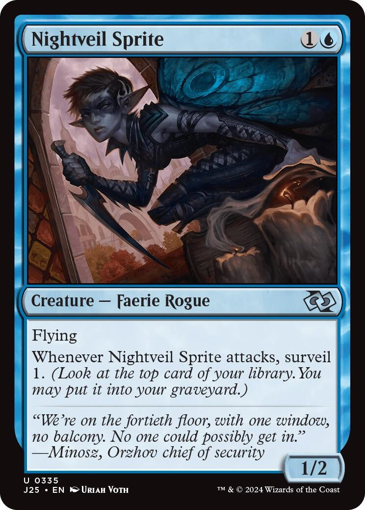 Image for Nightveil Sprite (335) [Foundations Jumpstart] - Magic: The Gathering