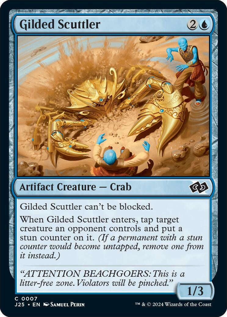Image for Gilded Scuttler (7) [Foundations Jumpstart] - Magic: The Gathering