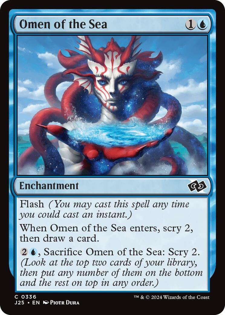 Image for Omen of the Sea (336) [Foundations Jumpstart] - Magic: The Gathering