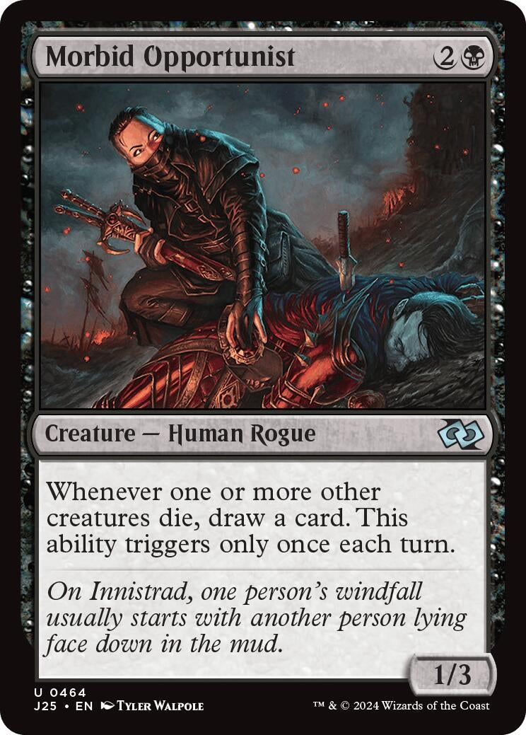 Image for Morbid Opportunist (464) [Foundations Jumpstart] - Magic: The Gathering