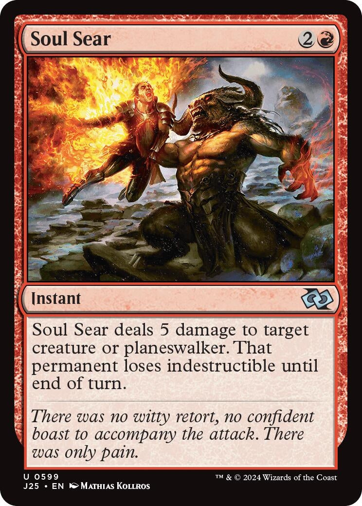 Image for Soul Sear (599) [Foundations Jumpstart] - Magic: The Gathering