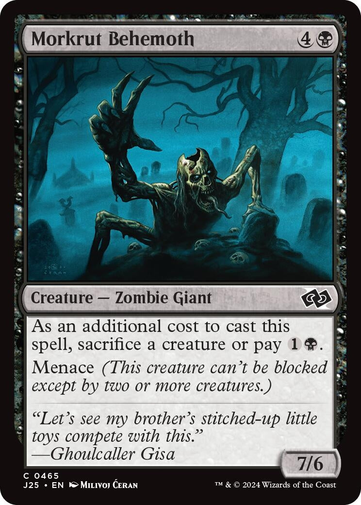 Image for Morkrut Behemoth (465) [Foundations Jumpstart] - Magic: The Gathering