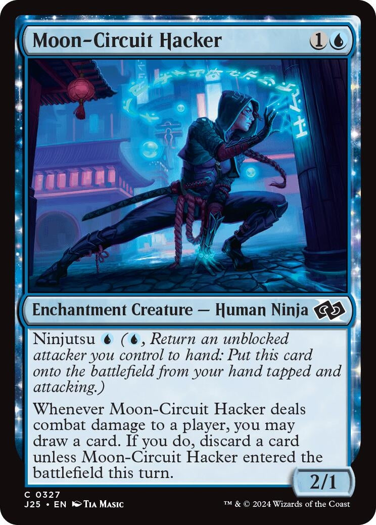 Image for Moon-Circuit Hacker (327) [Foundations Jumpstart] - Magic: The Gathering