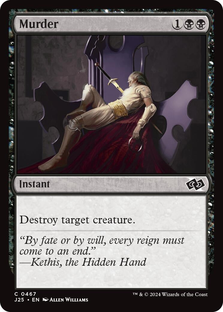Image for Murder (467) [Foundations Jumpstart] - Magic: The Gathering
