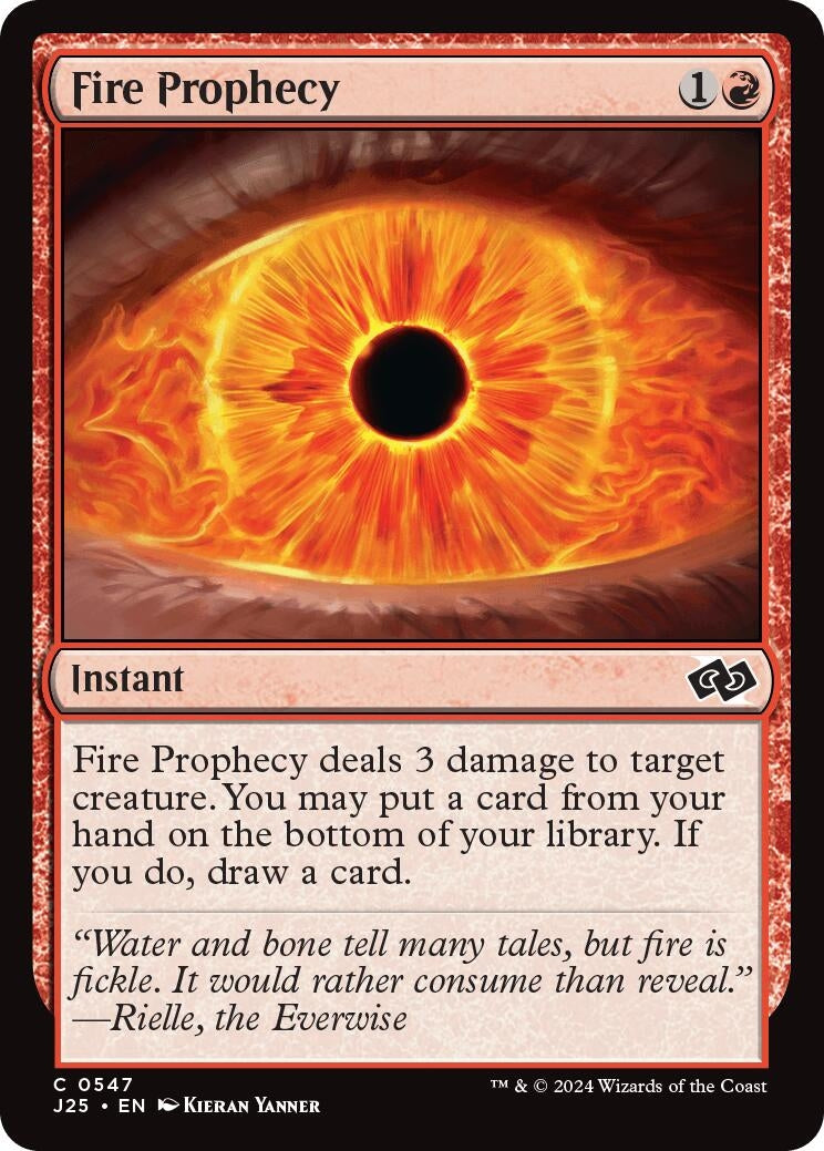 Image for Fire Prophecy (547) [Foundations Jumpstart] - Magic: The Gathering