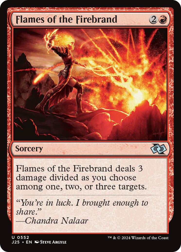 Image for Flames of the Firebrand (552) [Foundations Jumpstart] - Magic: The Gathering