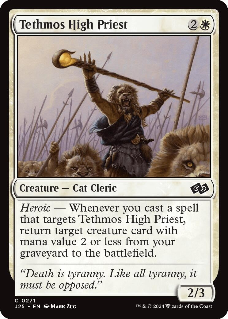 Image for Tethmos High Priest (271) [Foundations Jumpstart] - Magic: The Gathering