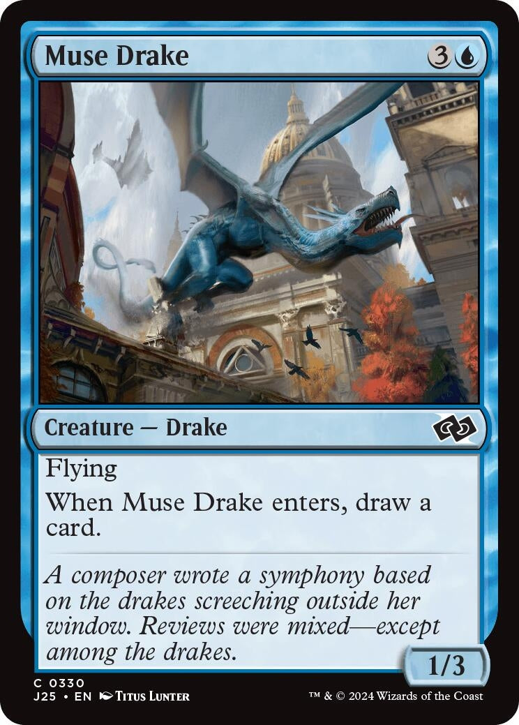 Image for Muse Drake (330) [Foundations Jumpstart] - Magic: The Gathering