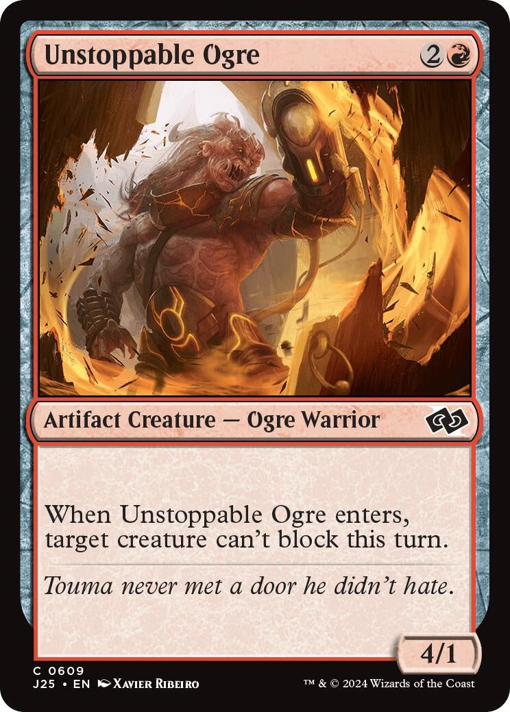 Image for Unstoppable Ogre (609) [Foundations Jumpstart] - Magic: The Gathering