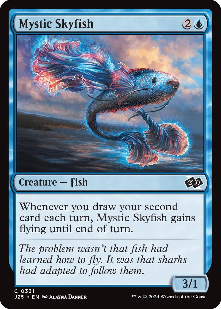 Image for Mystic Skyfish (331) [Foundations Jumpstart] - Magic: The Gathering