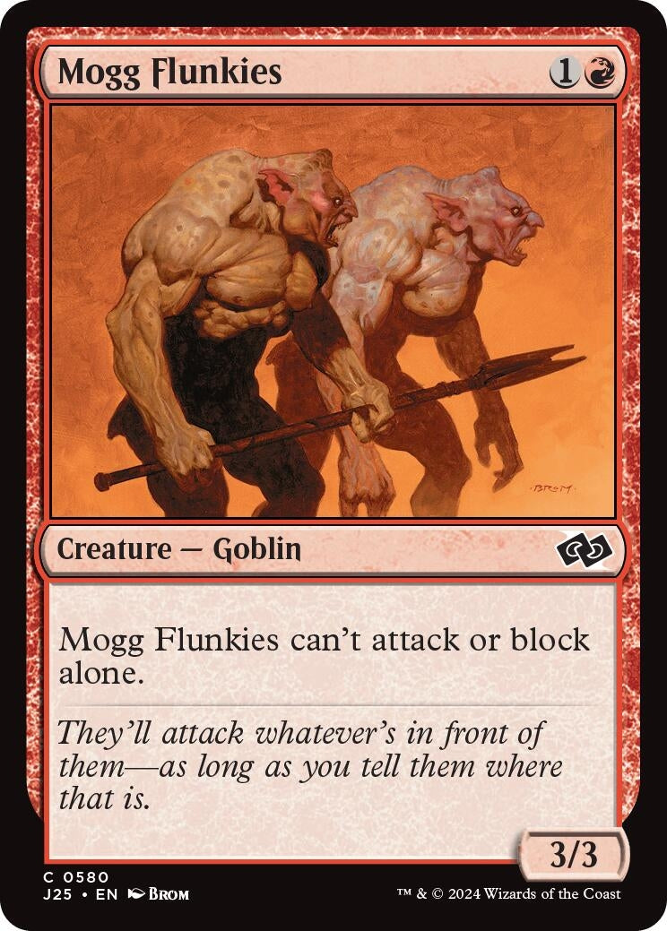 Image for Mogg Flunkies (580) [Foundations Jumpstart] - Magic: The Gathering
