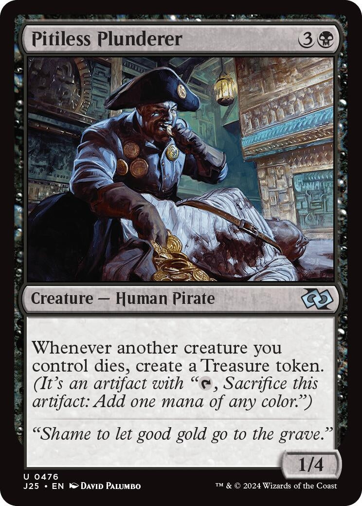 Image for Pitiless Plunderer (476) [Foundations Jumpstart] - Magic: The Gathering