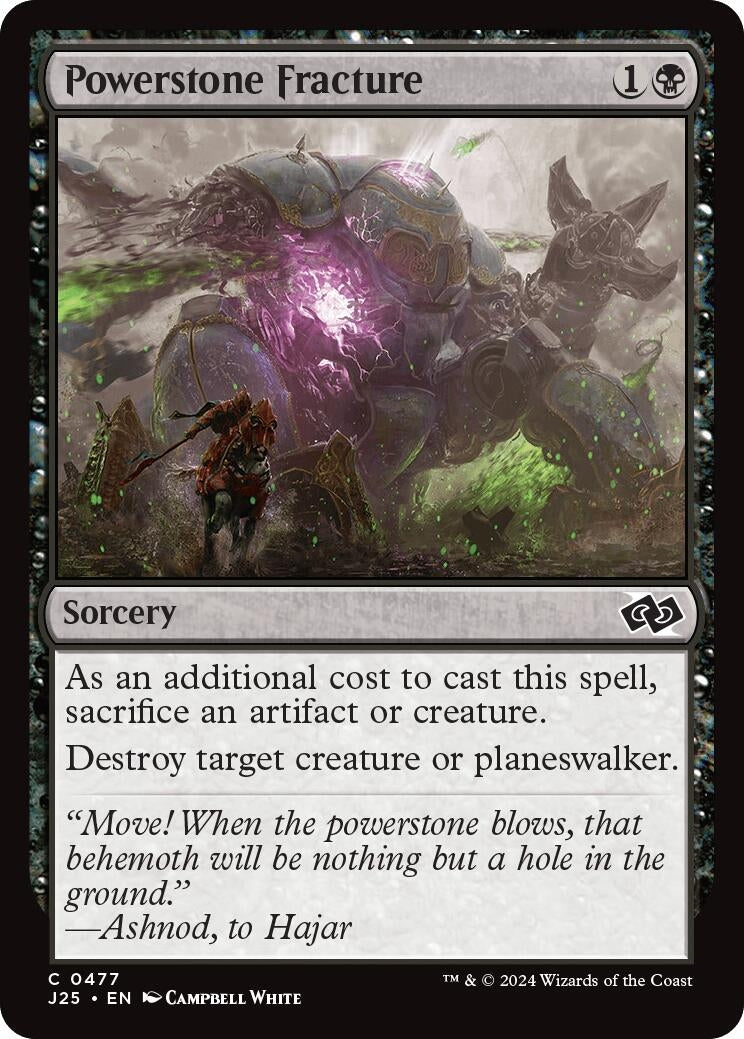 Image for Powerstone Fracture (477) [Foundations Jumpstart] - Magic: The Gathering
