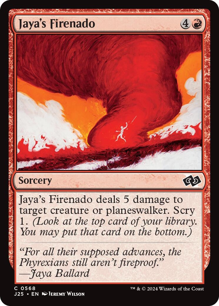Image for Jaya's Firenado (568) [Foundations Jumpstart] - Magic: The Gathering