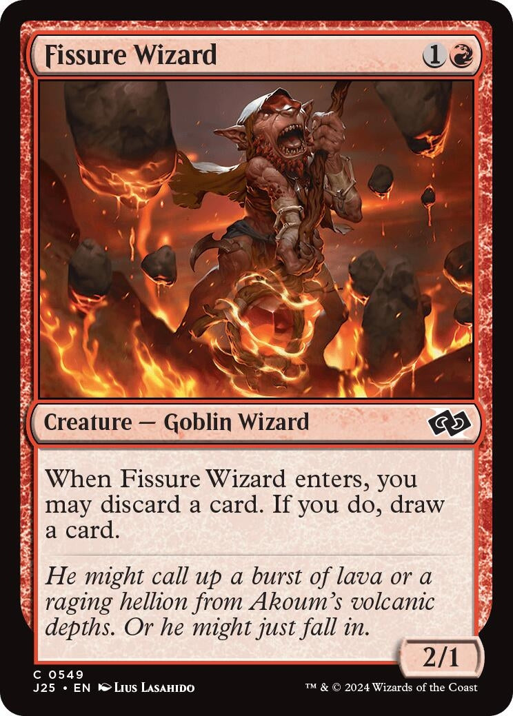 Image for Fissure Wizard (549) [Foundations Jumpstart] - Magic: The Gathering