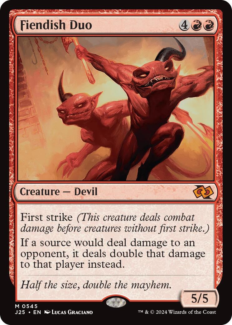 Image for Fiendish Duo (545) [Foundations Jumpstart] - Magic: The Gathering