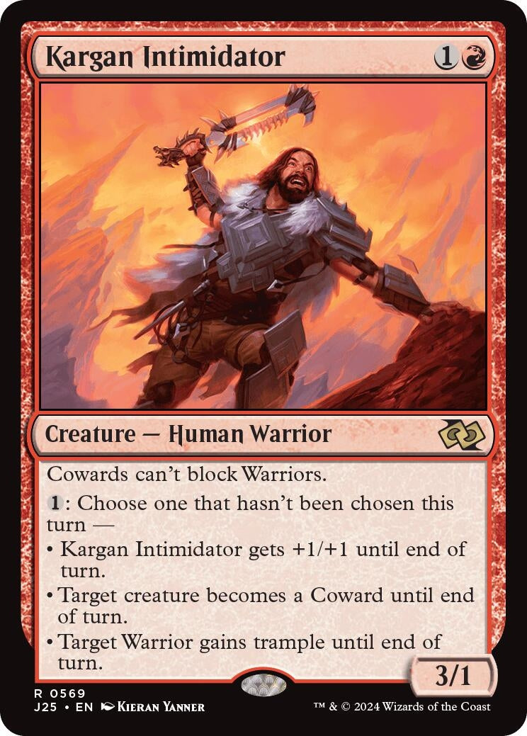 Image for Kargan Intimidator (569) [Foundations Jumpstart] - Magic: The Gathering