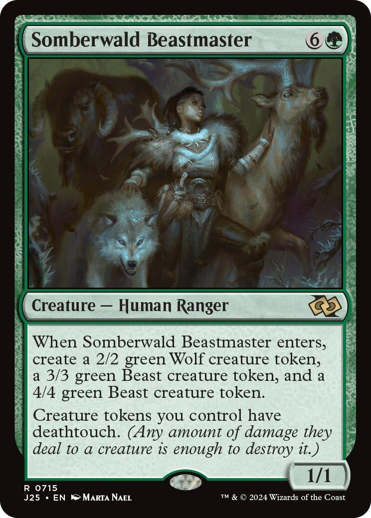 Image for Somberwald Beastmaster (715) [Foundations Jumpstart] - Magic: The Gathering