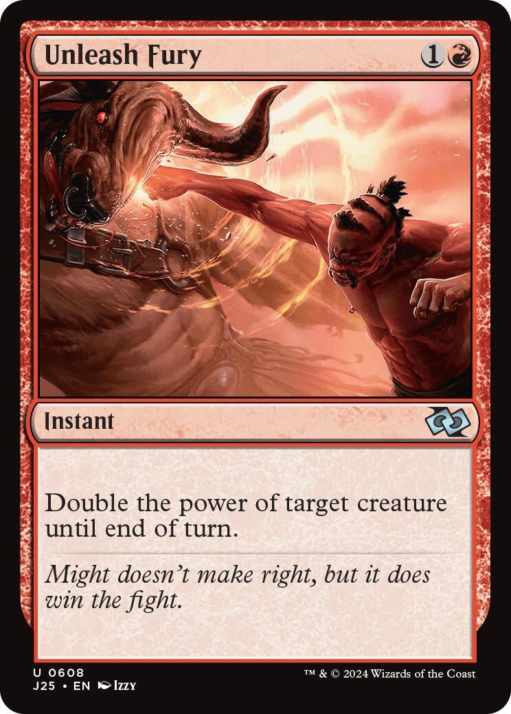 Image for Unleash Fury (608) [Foundations Jumpstart] - Magic: The Gathering