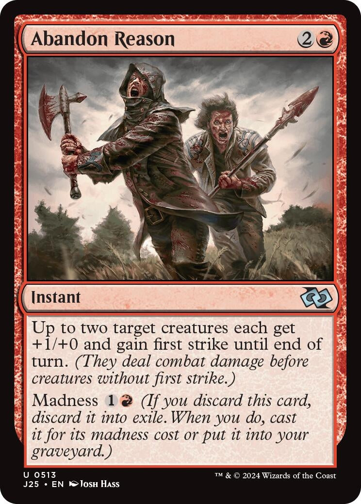 Image for Abandon Reason (513) [Foundations Jumpstart] - Magic: The Gathering