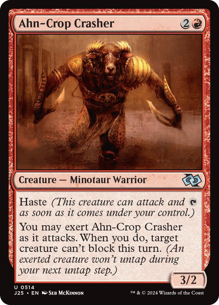 Image for Ahn-Crop Crasher (514) [Foundations Jumpstart] - Magic: The Gathering