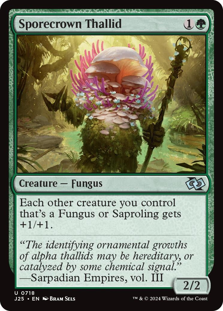 Image for Sporecrown Thallid (718) [Foundations Jumpstart] - Magic: The Gathering