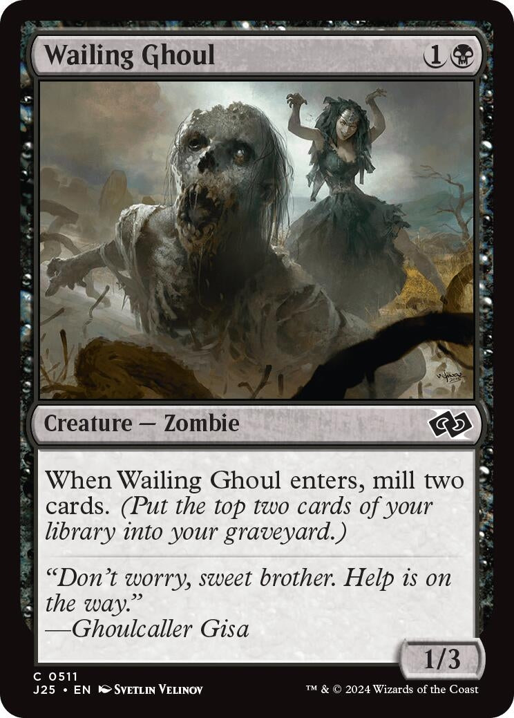 Image for Wailing Ghoul (511) [Foundations Jumpstart] - Magic: The Gathering