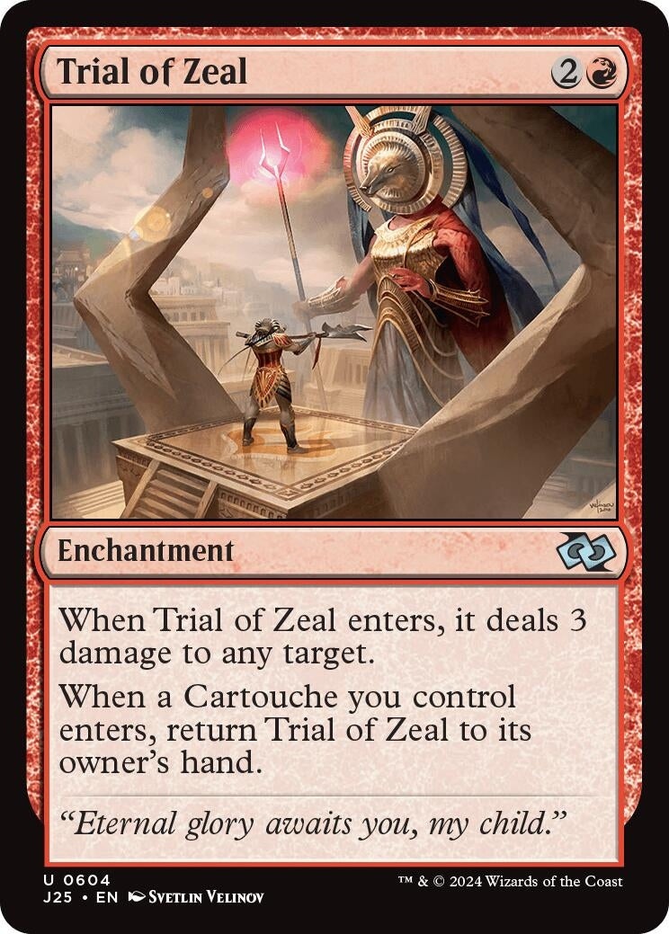 Image for Trial of Zeal (604) [Foundations Jumpstart] - Magic: The Gathering