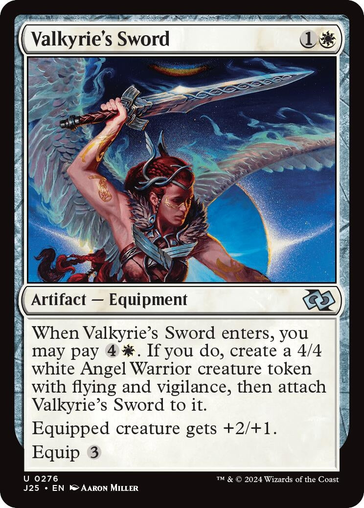 Image for Valkyrie's Sword (276) [Foundations Jumpstart] - Magic: The Gathering