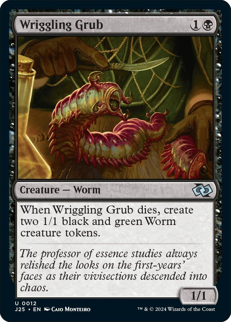 Image for Wriggling Grub (12) [Foundations Jumpstart] - Magic: The Gathering
