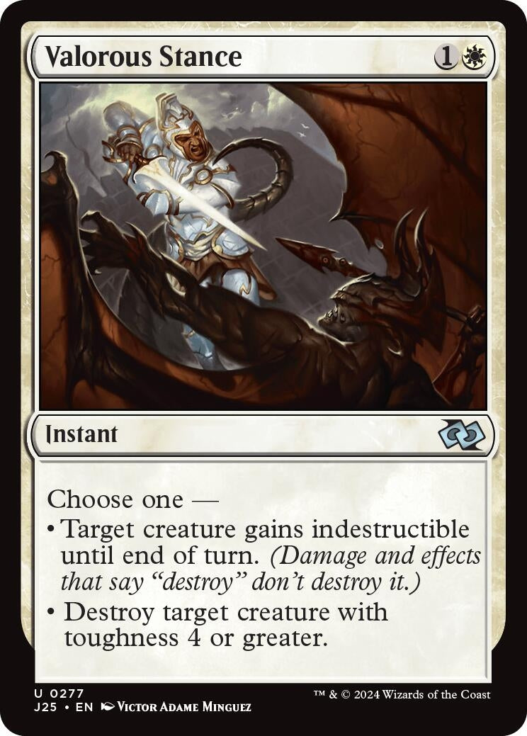 Image for Valorous Stance (277) [Foundations Jumpstart] - Magic: The Gathering