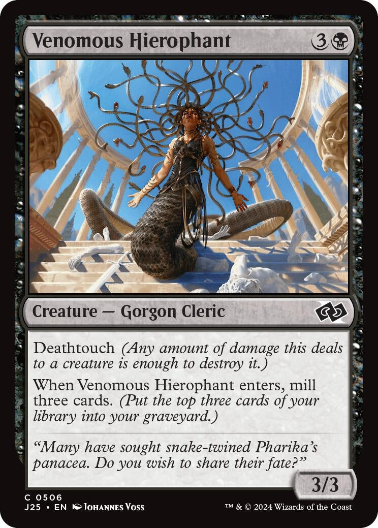 Image for Venomous Hierophant (506) [Foundations Jumpstart] - Magic: The Gathering