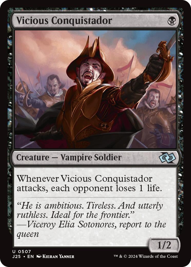 Image for Vicious Conquistador (507) [Foundations Jumpstart] - Magic: The Gathering