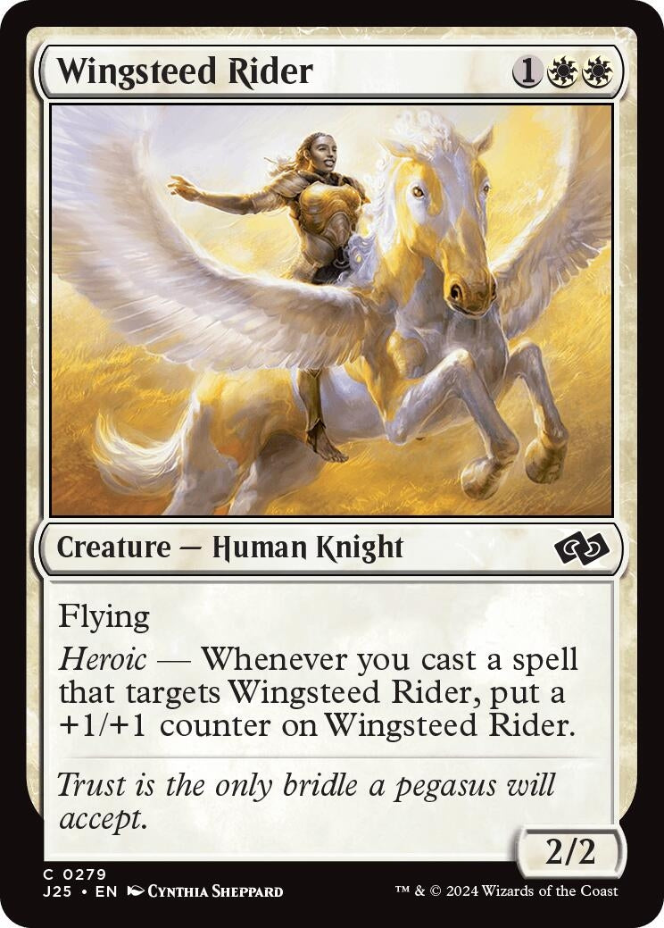 Image for Wingsteed Rider (279) [Foundations Jumpstart] - Magic: The Gathering