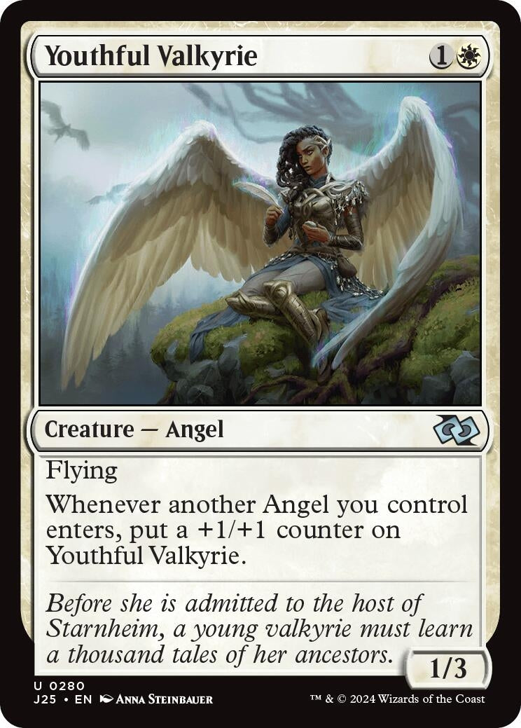 Image for Youthful Valkyrie (280) [Foundations Jumpstart] - Magic: The Gathering