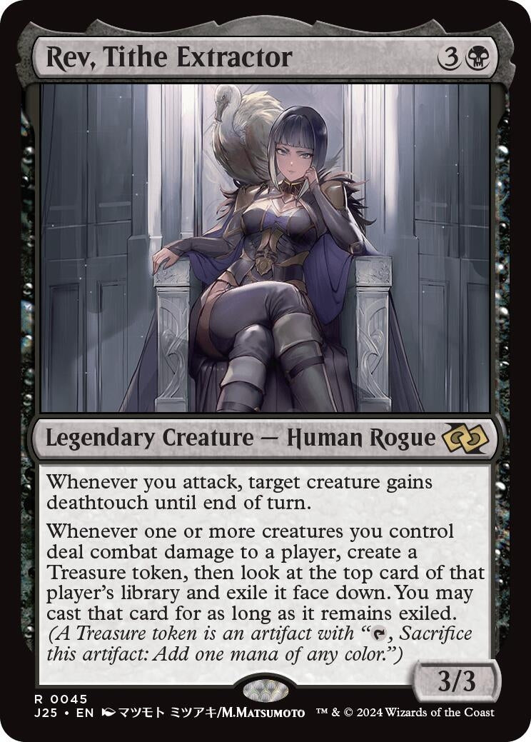 Image for Rev, Tithe Extractor (Anime) (45) [Foundations Jumpstart] - Magic: The Gathering