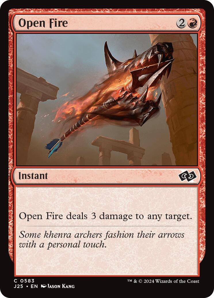 Image for Open Fire (583) [Foundations Jumpstart] - Magic: The Gathering