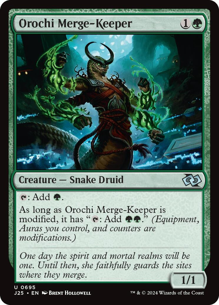 Image for Orochi Merge-Keeper (695) [Foundations Jumpstart] - Magic: The Gathering