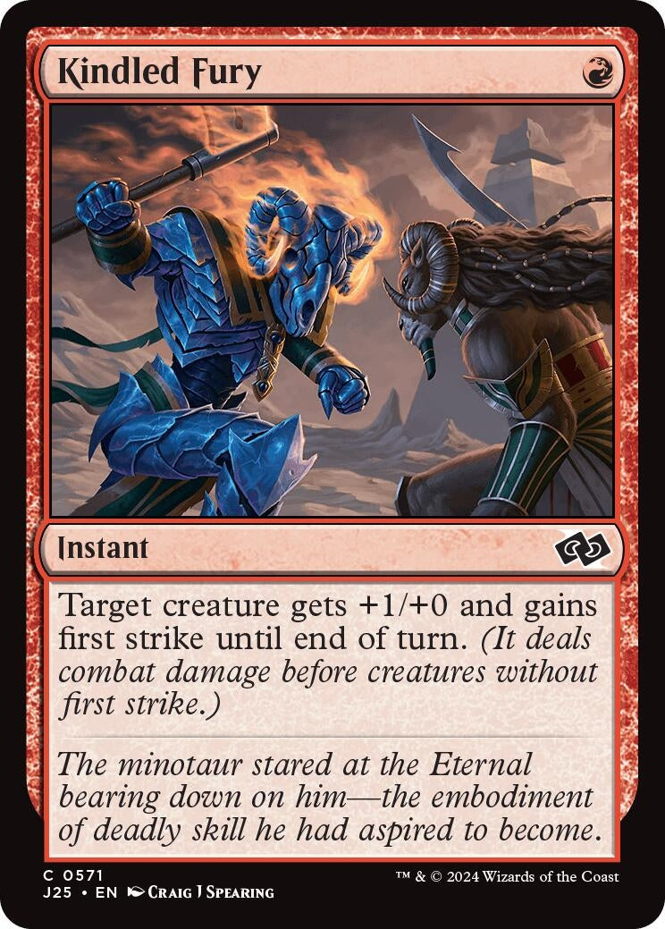 Image for Kindled Fury (571) [Foundations Jumpstart] - Magic: The Gathering