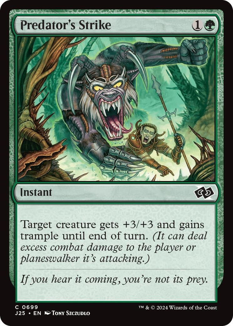 Image for Predator's Strike (699) [Foundations Jumpstart] - Magic: The Gathering