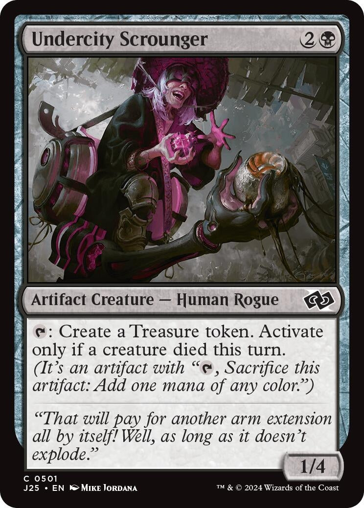 Image for Undercity Scrounger (501) [Foundations Jumpstart] - Magic: The Gathering