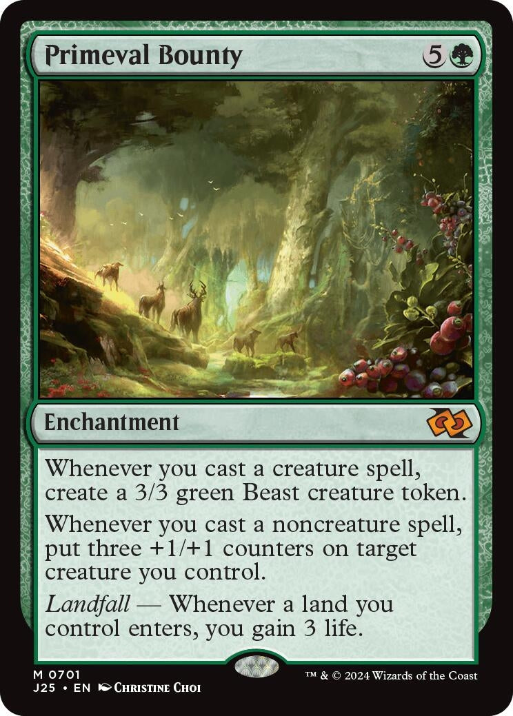 Image for Primeval Bounty (701) [Foundations Jumpstart] - Magic: The Gathering