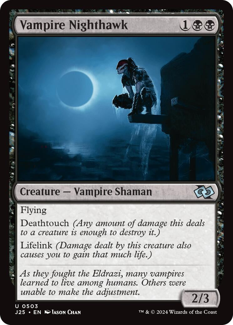 Image for Vampire Nighthawk (503) [Foundations Jumpstart] - Magic: The Gathering