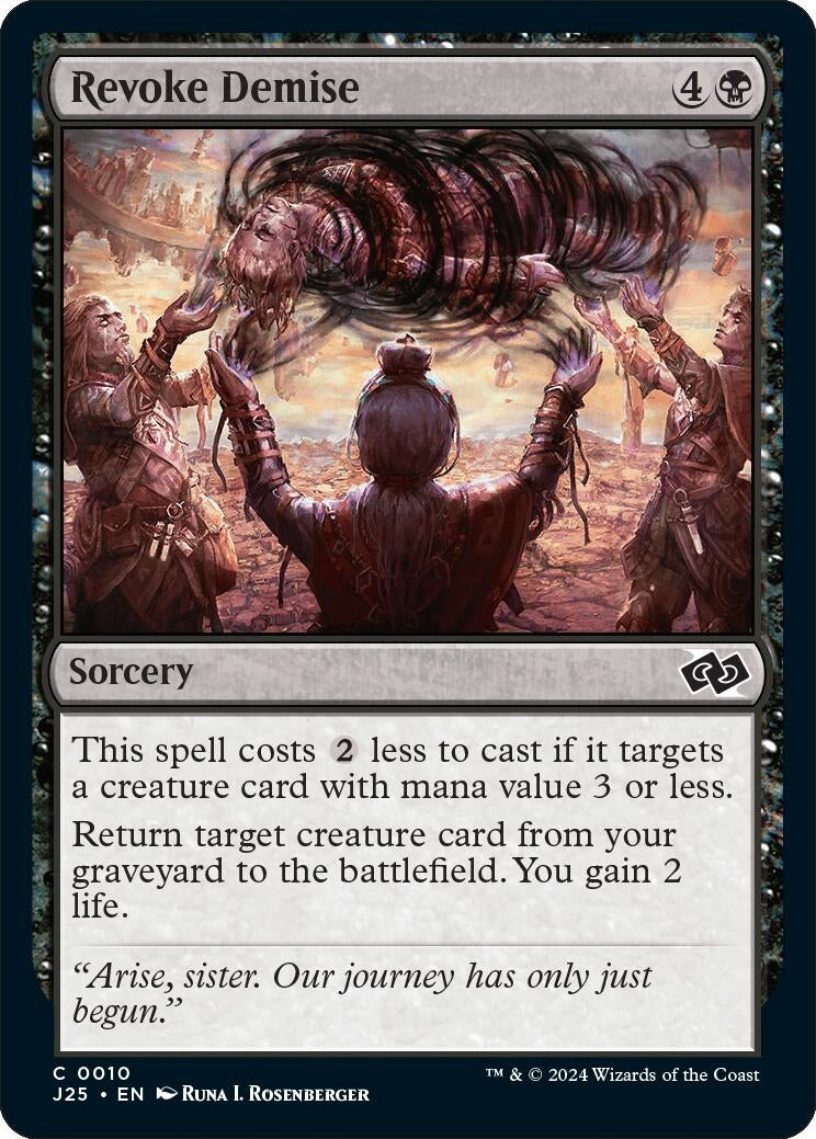 Image for Revoke Demise (10) [Foundations Jumpstart] - Magic: The Gathering