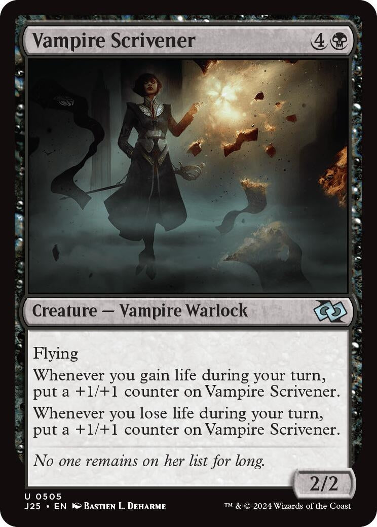 Image for Vampire Scrivener (505) [Foundations Jumpstart] - Magic: The Gathering