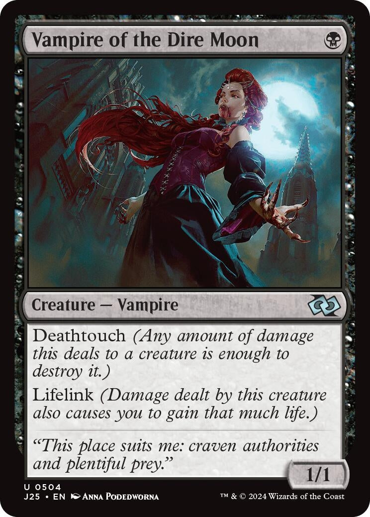 Image for Vampire of the Dire Moon (504) [Foundations Jumpstart] - Magic: The Gathering