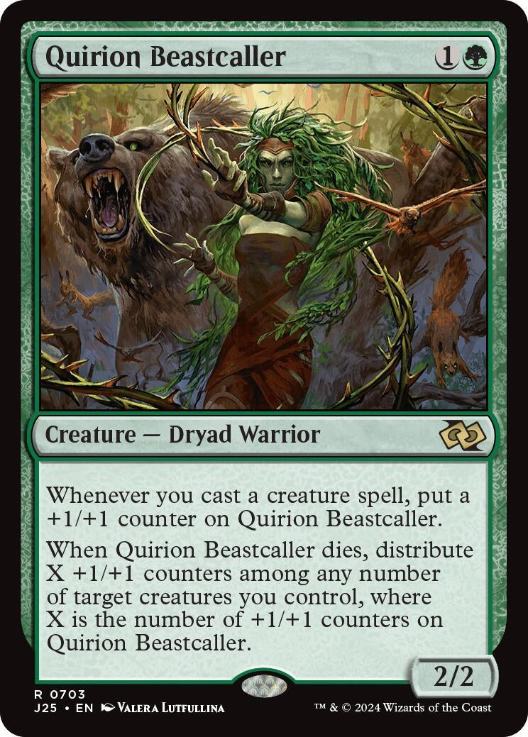 Image for Quirion Beastcaller (703) [Foundations Jumpstart] - Magic: The Gathering